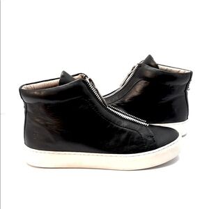 Frye Lena black high tops